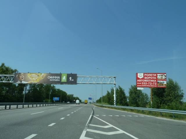 Щит 6x3,  с. Березівка, траса М-06 "Київ-Чоп" (Житомир), км 40+100 право