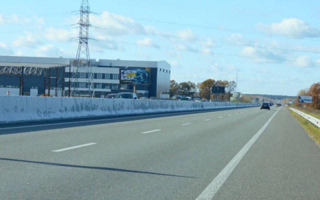 Щит 6x3,  Траса М-01 "Київ-Чернігів-Нові Яриловичі", км 24+200 право, об'їзд м. Бровари