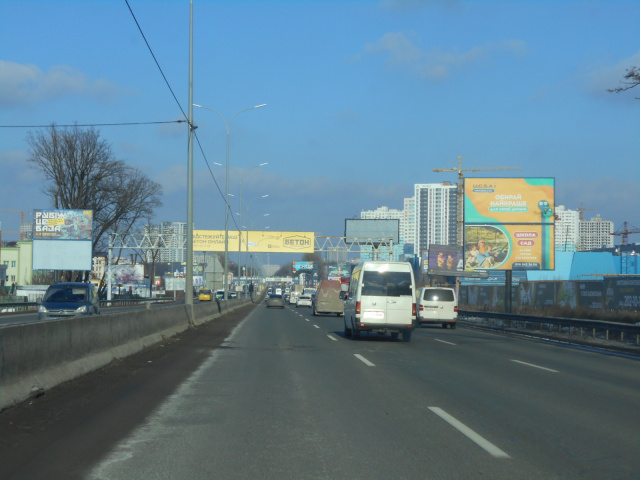 Щит 6x3,  с. Чабани, траса М-05 Київ-Одеса, км 14+625 ліво