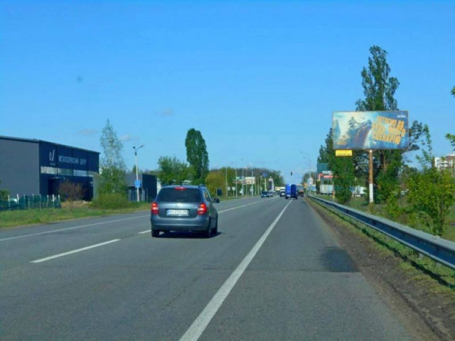 Щит 6x3,  м. Буча, траса М-07 "Київ-Ковель", км 31+400 право