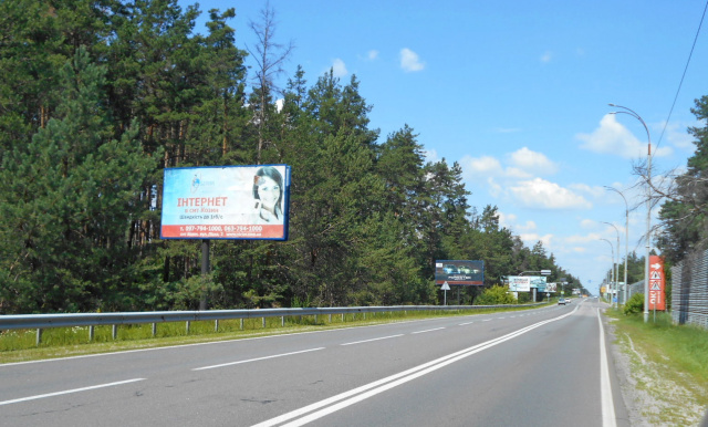 Щит 6x3,  Конча-Заспа, траса Р-01, км 29+150 право