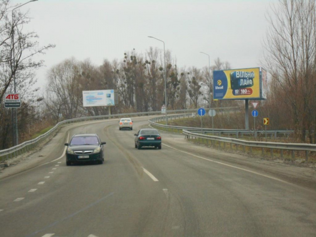 Щит 6x3,  м. Обухів, вул. Київська, виїзд з м. Обухів в м. Київ, Українка