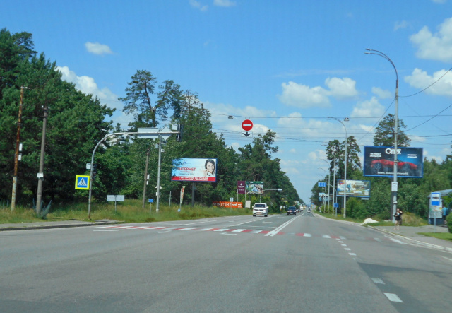 Щит 6x3,  Конча-Заспа, траса Р-01, км 29+750 право