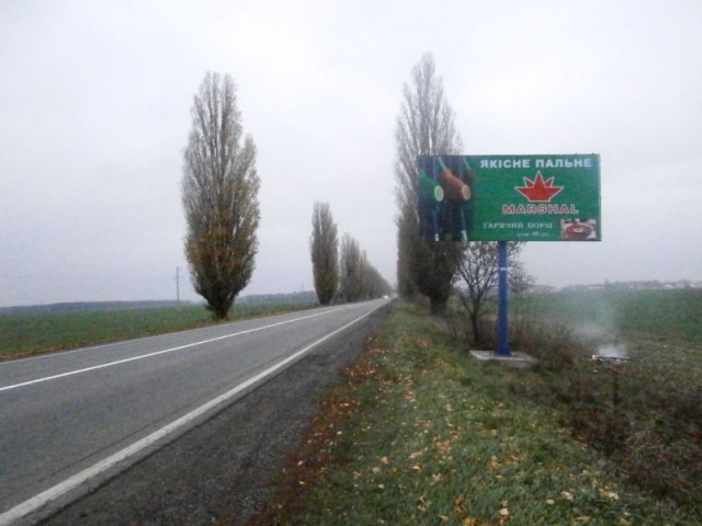 Щит 6x3,  Черкаська траса, траса Н-08 "Бориспіль-Дніпро-Запоріжжя", км 45+820 ліво