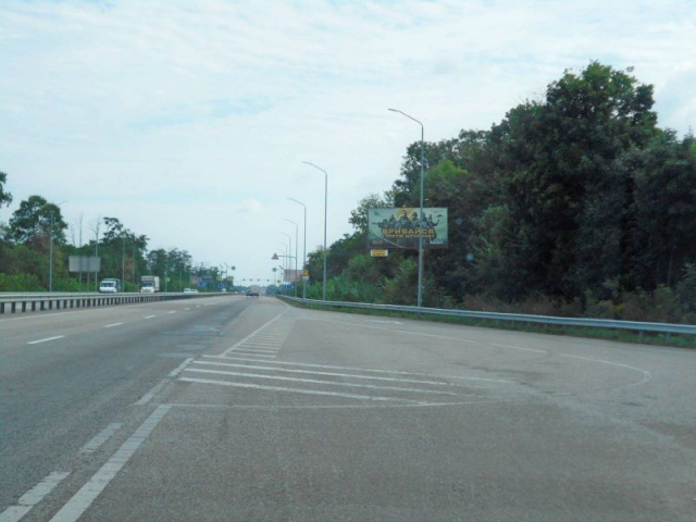 Щит 6x3,  Траса М-06 "Київ-Чоп" (Житомир), км 43+500 ліво