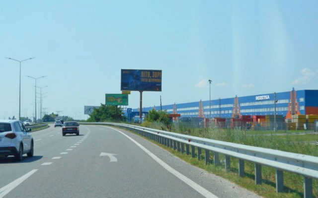 Щит 6x3,  м. Бровари, траса М-01 "Київ-Чернігів-Нові Яриловичі", км 26+850 ліво, об'їзд м. Бровари