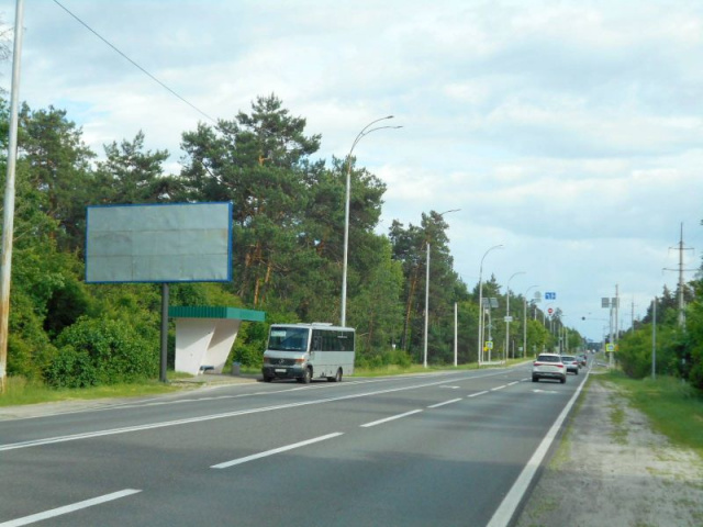 Щит 6x3,  Конча-Заспа, траса Р-01, км 31+750 ліво