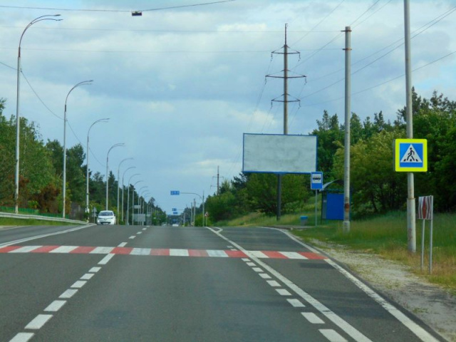 Щит 6x3,  Конча-Заспа, траса Р-01, км 31+600 право