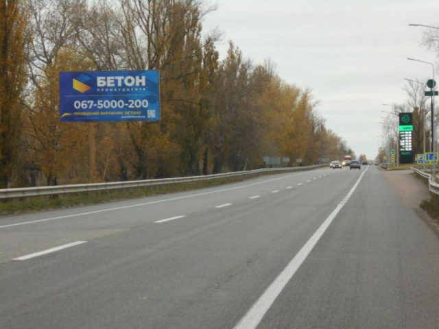 Щит 6x3,  смт. Немішаєво, траса М-07 "Київ-Ковель", км 35+700 ліво