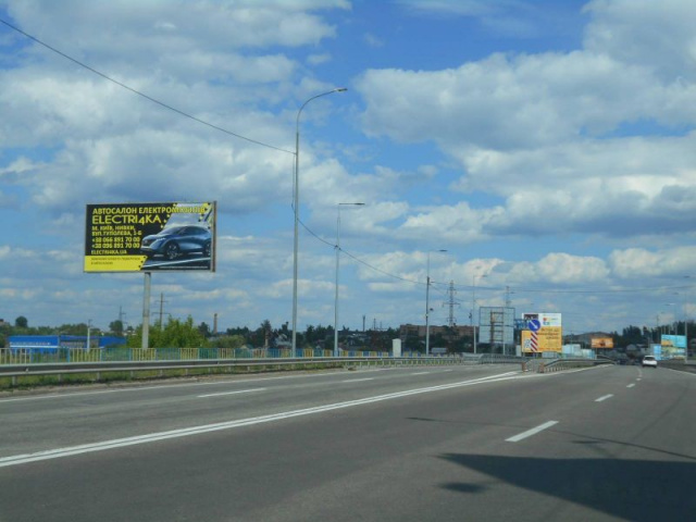 Щит 6x3,  м. Ірпінь, траса М-07 "Київ-Ковель", км 23+300 право