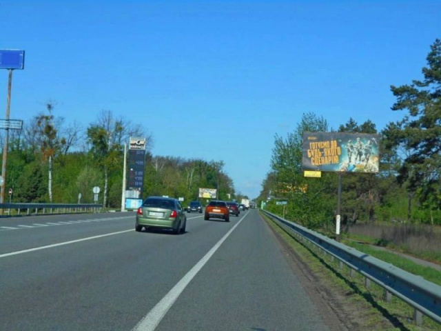 Щит 6x3,  м. Буча, траса М-07 "Київ-Ковель", км 31+900 право