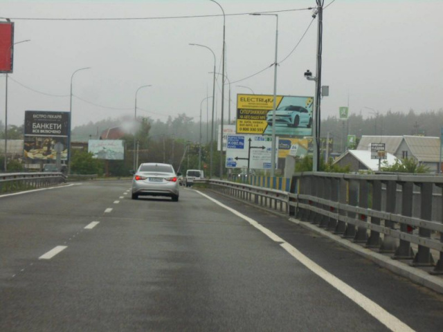 Щит 6x3,  м. Ірпінь, траса М-07 "Київ-Ковель", км 23+300 право