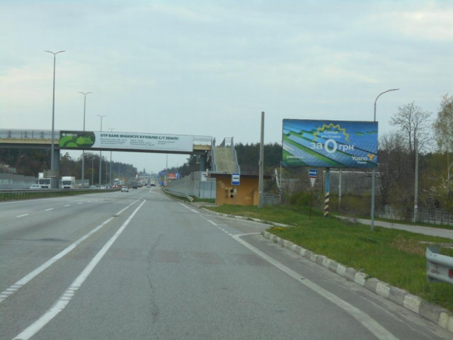 Щит 6x3,  с. Любимівка, траса М-06 "Київ-Чоп" (Житомир), км 34+300 право