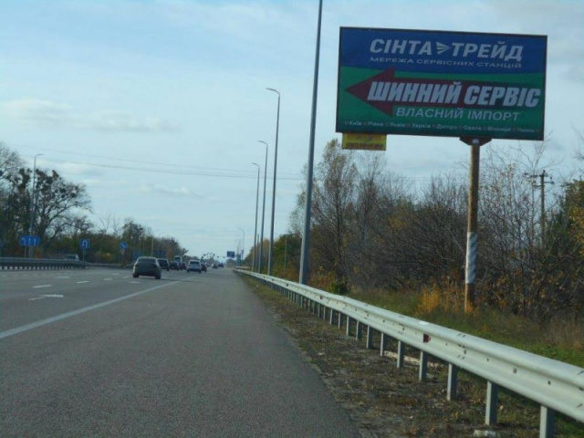 Щит 6x3,  с. Березівка, траса М-06 "Київ-Чоп" (Житомир), км 39+800 право