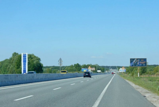 Щит 6x3,  м. Бровари, траса М-01 "Київ-Чернігів-Нові Яриловичі", км 22+550 ліво, об'їзд м. Бровари