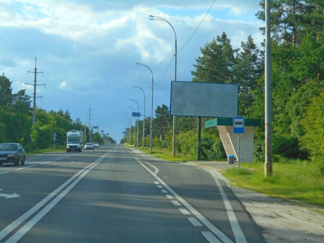 Щит 6x3,  Конча-Заспа, траса Р-01, км 31+750 ліво
