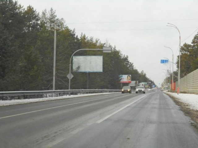 Щит 6x3,  Конча-Заспа, траса Р-01, с. Козин, км 29+200 право