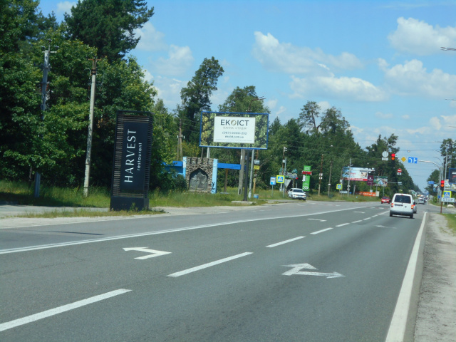 Щит 6x3,  Конча-Заспа, траса Р-01, км 29+930 право