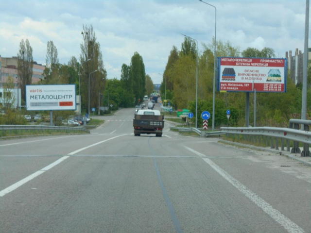 Щит 6x3,  м. Обухів, початок вул. Промислова