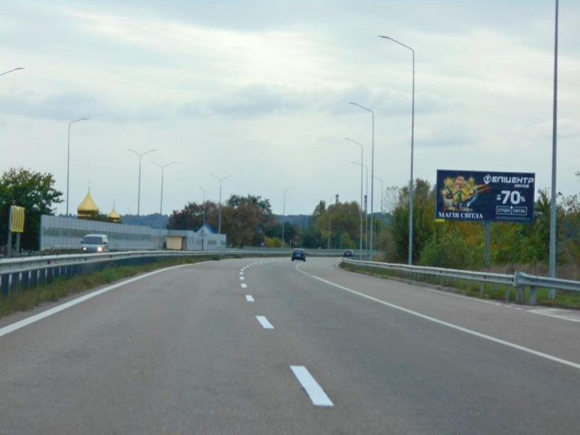 Щит 6x3,  с. Таценки, Дніпровське шосе, траса Н-01 "Київ-Знам'янка", км 40+030 право