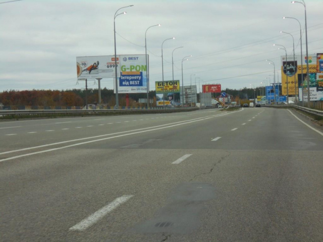 Щит 6x3,  м. Ірпінь, траса М-07 "Київ-Ковель", км 22+800 ліво