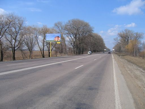 Щит 6x3,  Харківська траса, траса М-03 "Київ-Харків", км 43+300 право